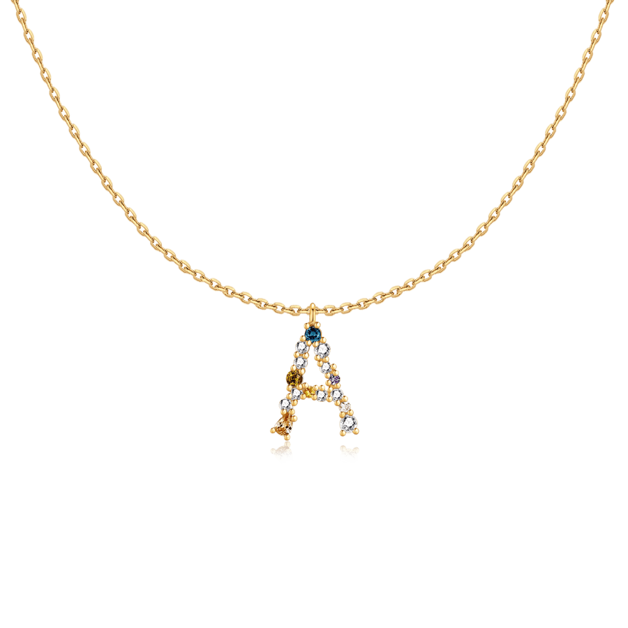 Collier Mon Initiale · Plaqué Or 18K / A
