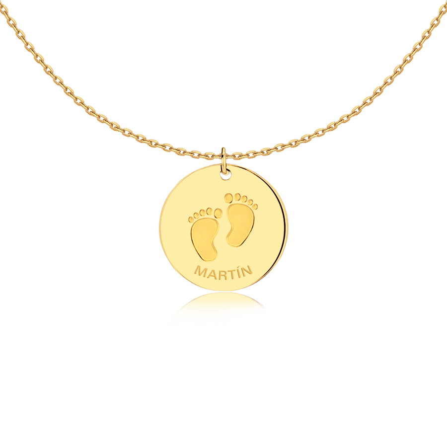 Collier de naissance - Personnalisé · Plaqué Or 18K