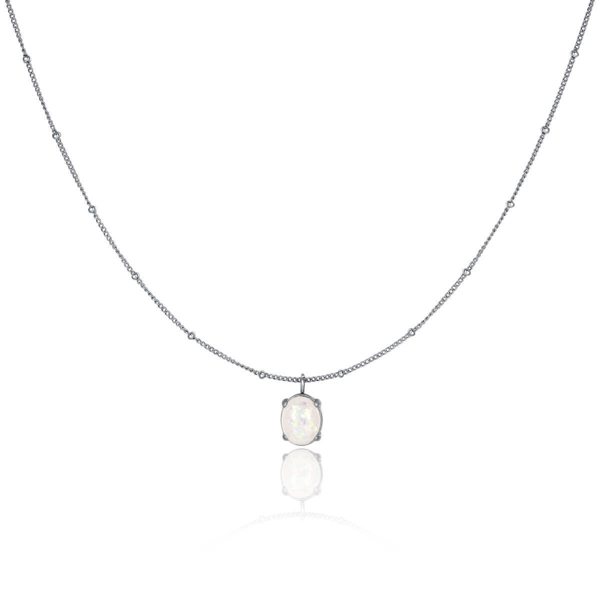 Collar Ópalo Iridiscente - LePetiteMarie