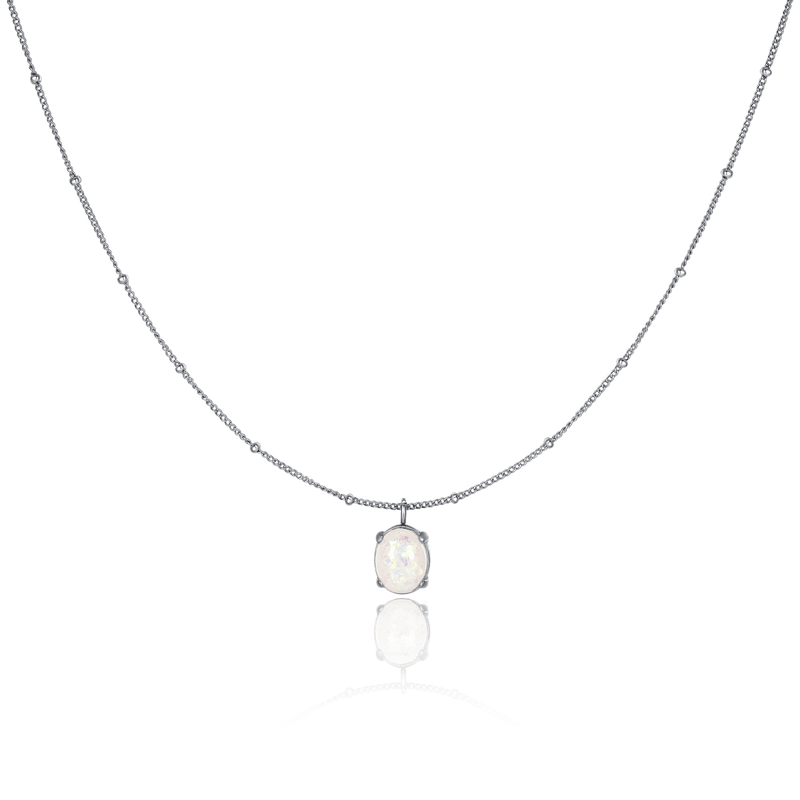 Collier Opale irisée