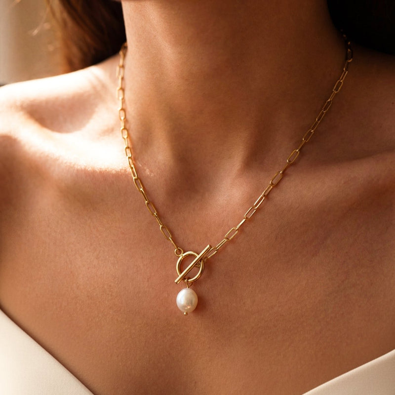 Collier perle baroque