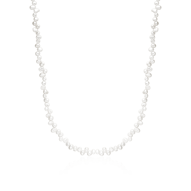 Collier perles moulées