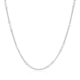 Collier Perles Blanches