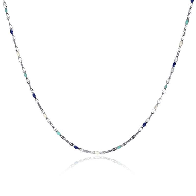 Collier bleu pittoresque