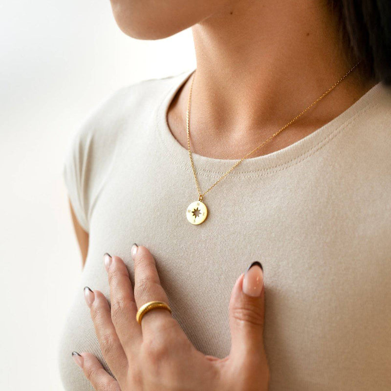 Collier Rose des vents