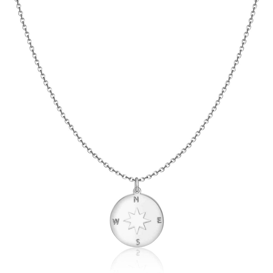 Collier Rose des Vents · Argent