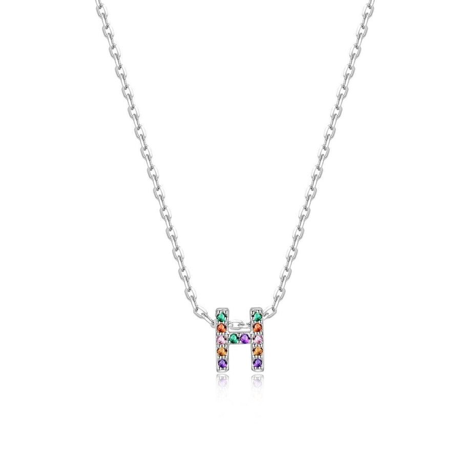 Collier Initiale Brillante