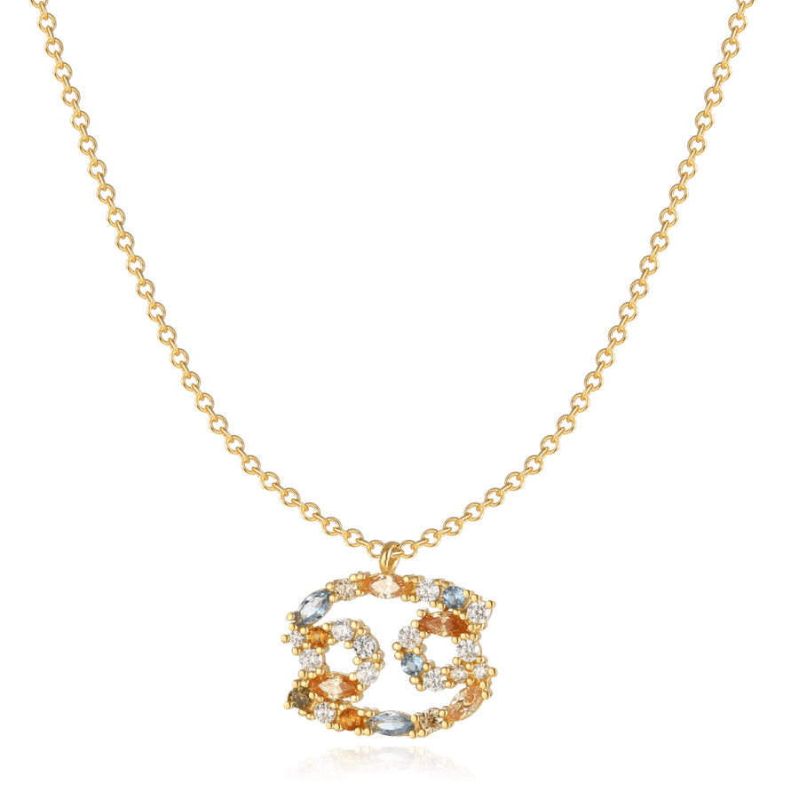 Collana Segni dello Zodiaco · Placcatura in Oro 18K / Cancro