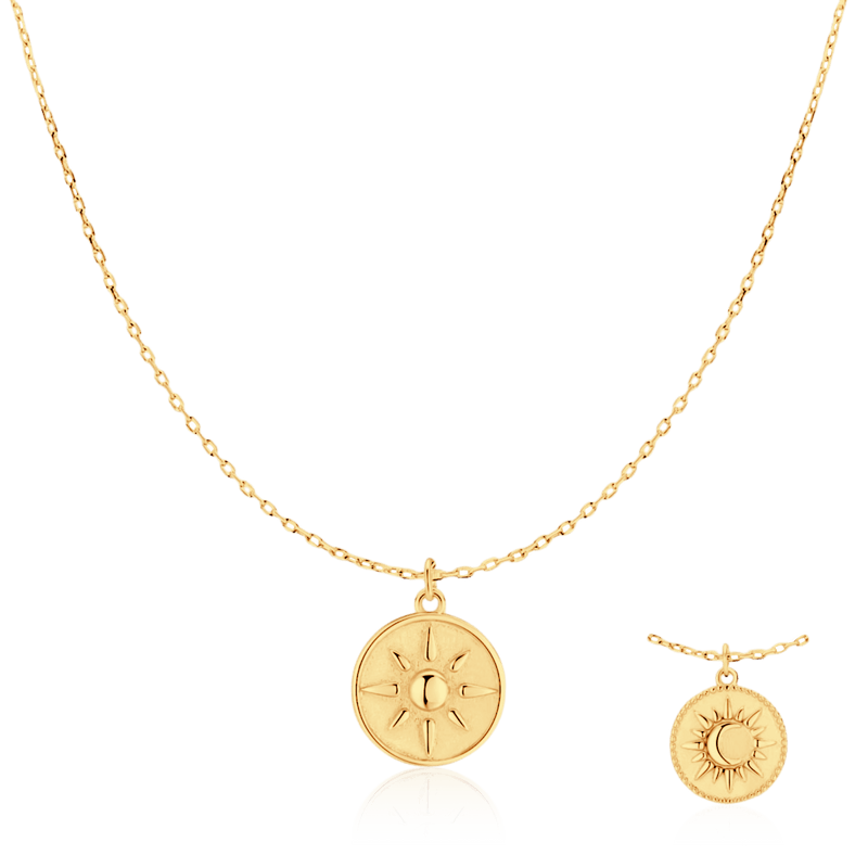 Collier Soleil et Lune