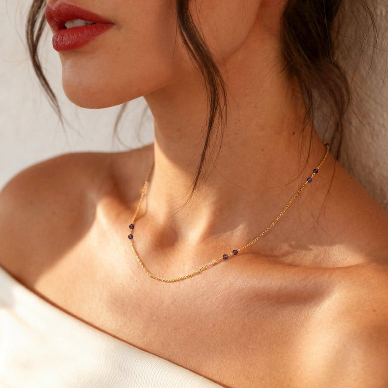Collier violet