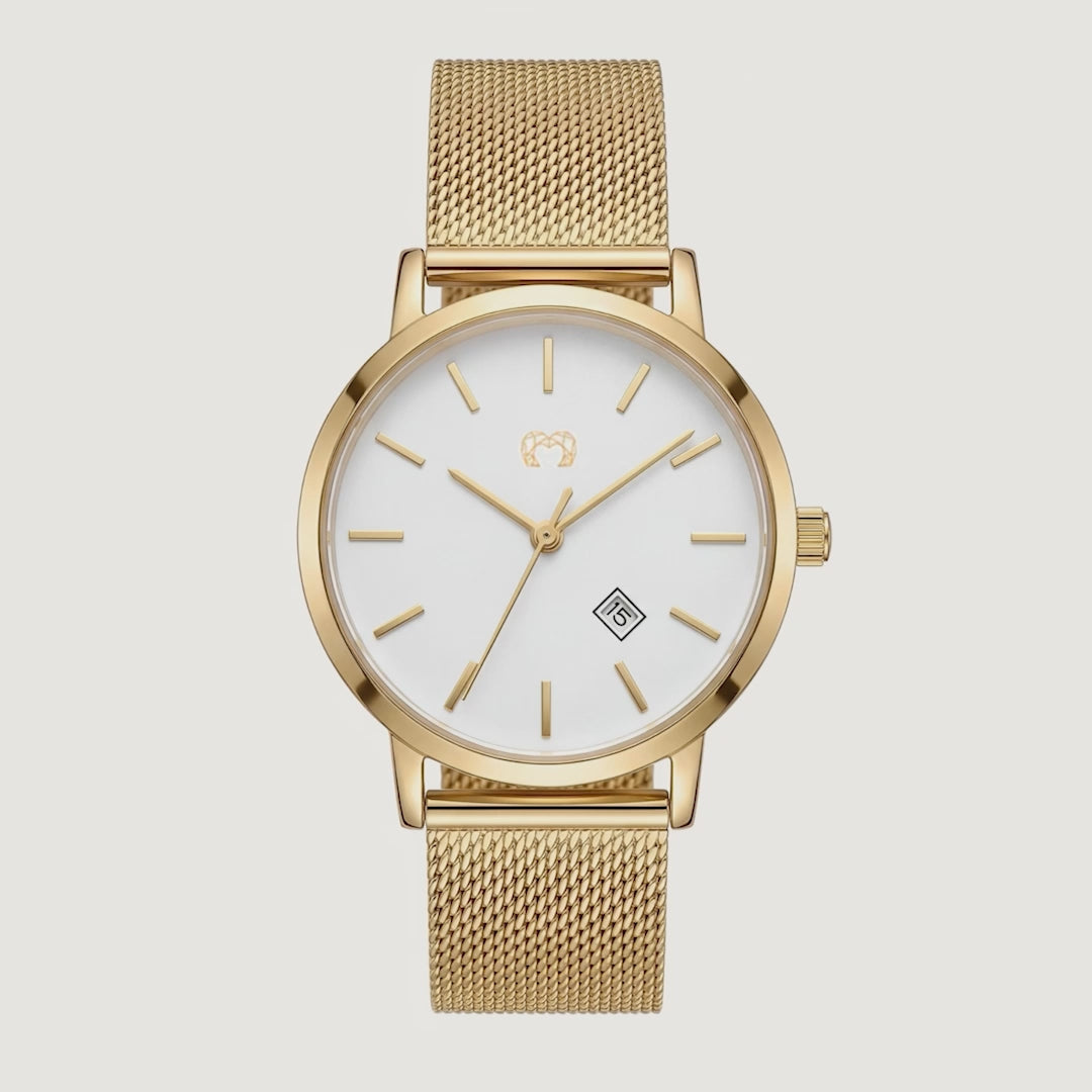 Montre Lumea ~ GoldWhite