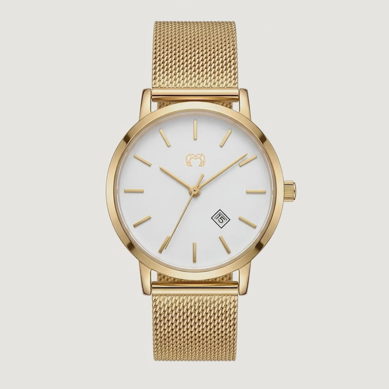 Montre Lumea ~ GoldWhite