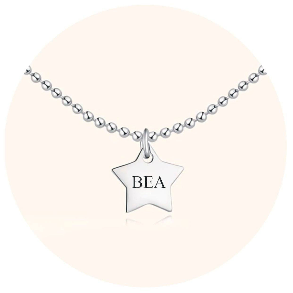 Five Star Necklace  - Personalised - SophiaJewels