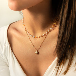(Pack 2) Collier Coquillage marin + Collier Canari