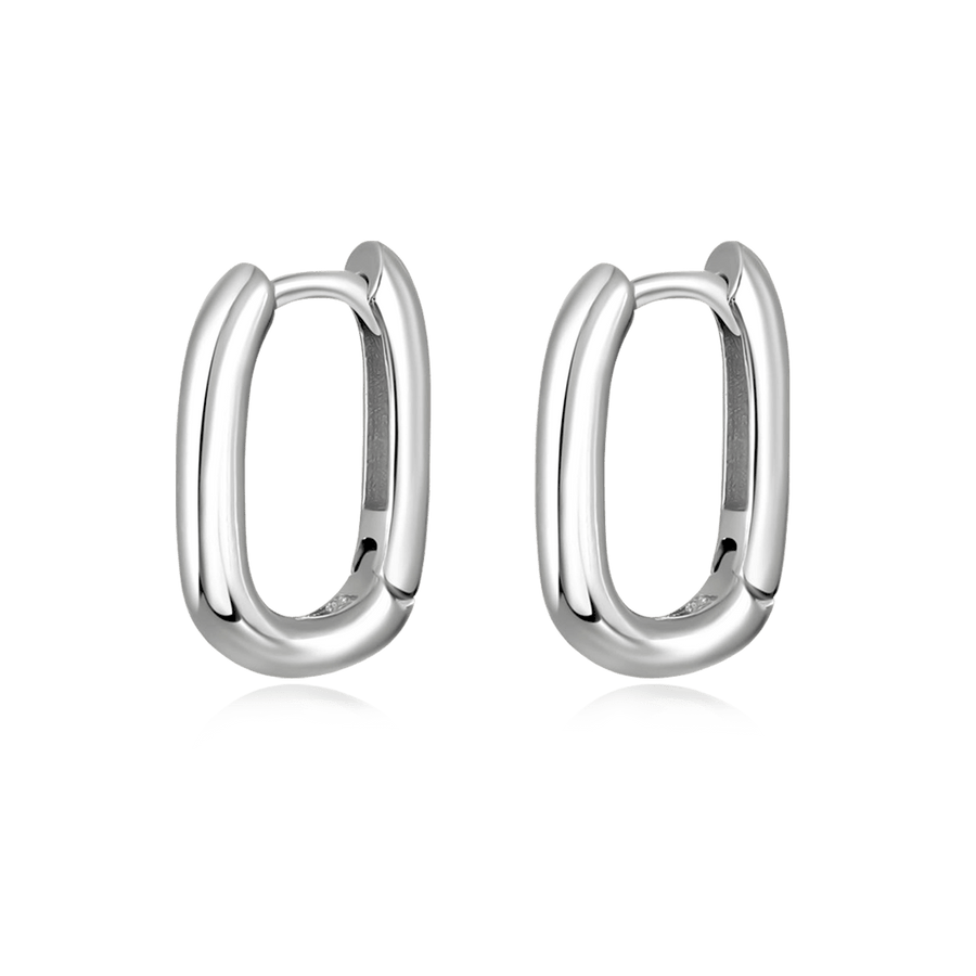 Boucles d'oreilles à maillons · Argent