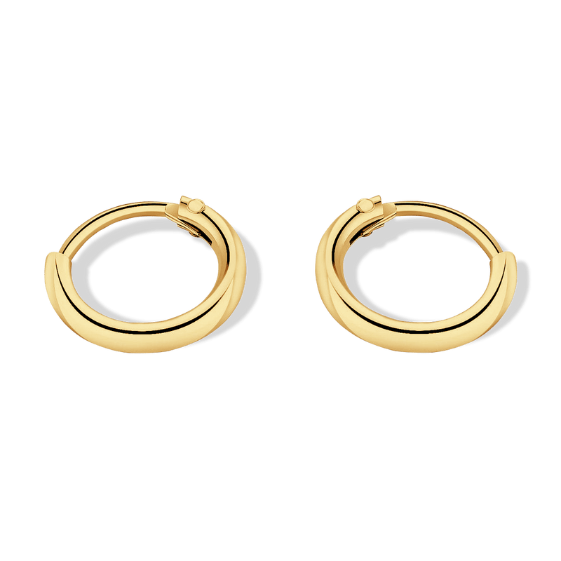 Boucles d'oreilles anneaux 8mm