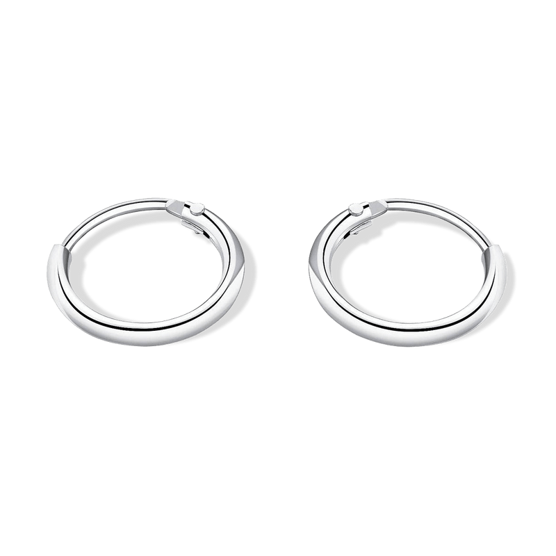 Boucles d'oreilles anneaux 8mm