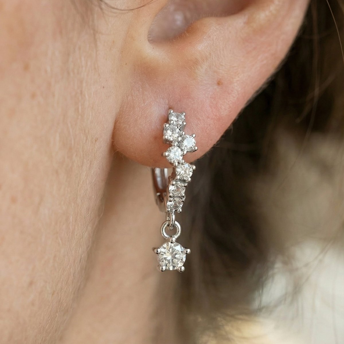Pendientes Aros Adamantino - LePetiteMarie