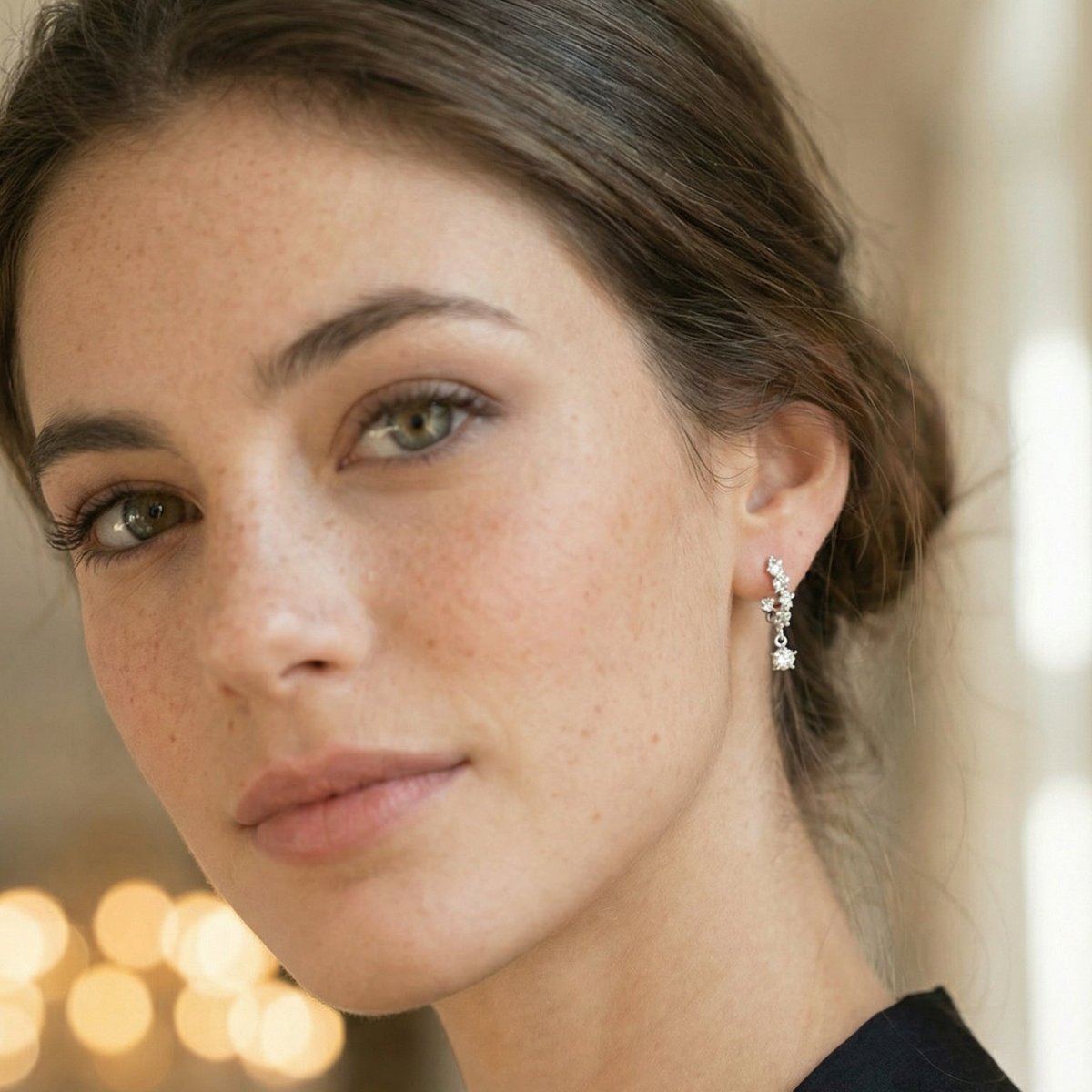Pendientes Aros Adamantino - LePetiteMarie