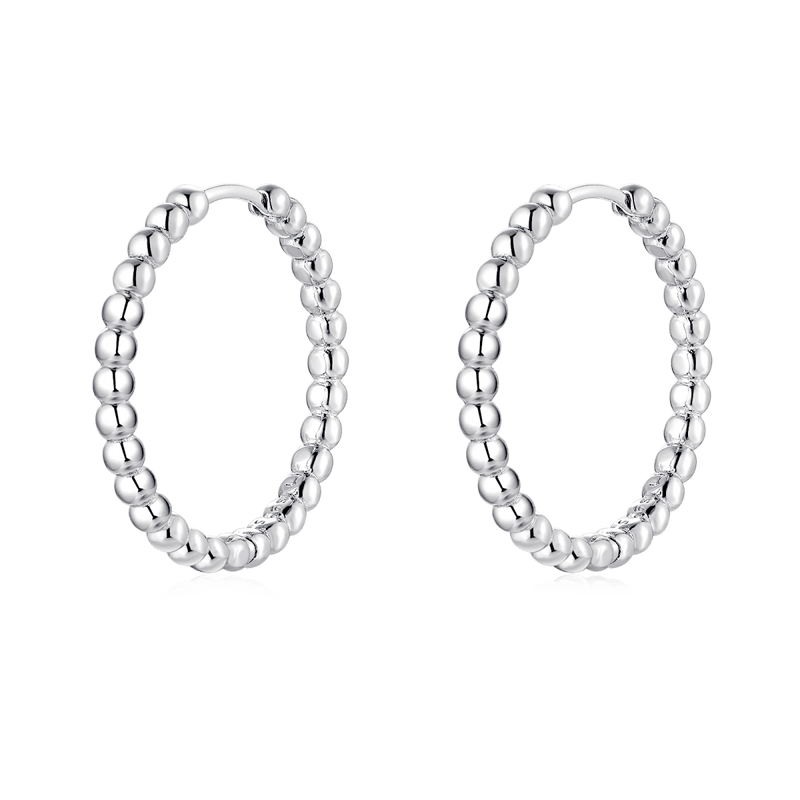 Boucles d’oreilles Anneaux Billes
