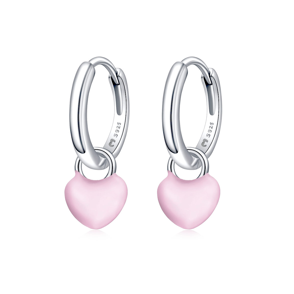 Pendientes Aros Corazón - LePetiteMarie