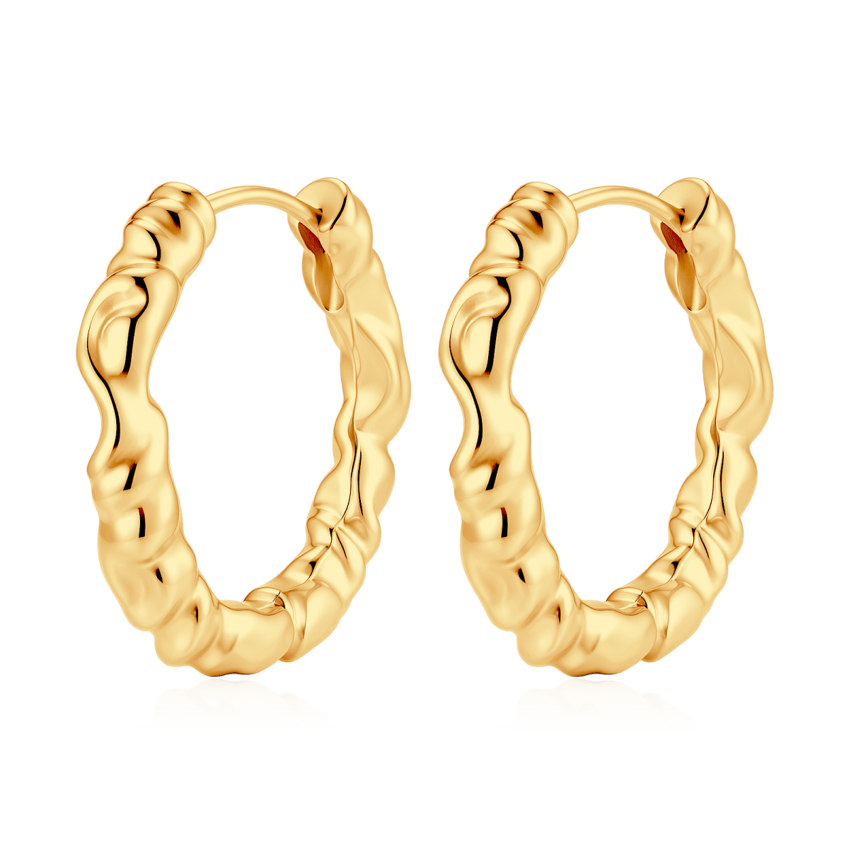 Pendientes Aros Entorchados - LePetiteMarie