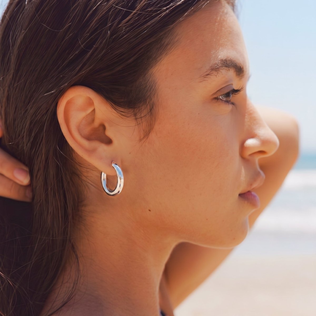 Pendientes Aros Lisos - LePetiteMarie