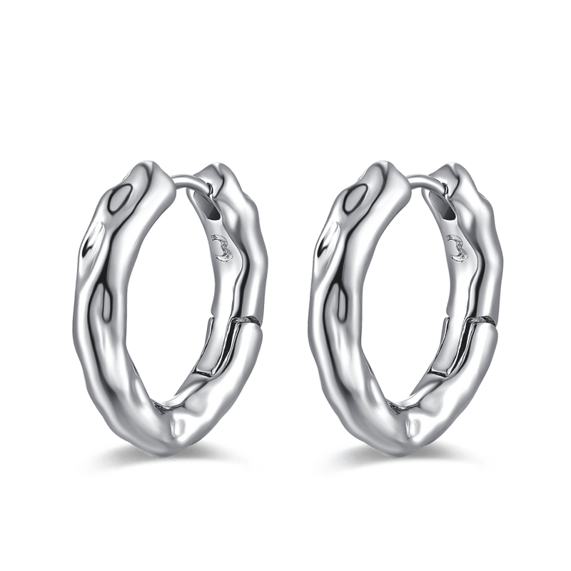 Boucles d'oreilles Créoles Ondulées