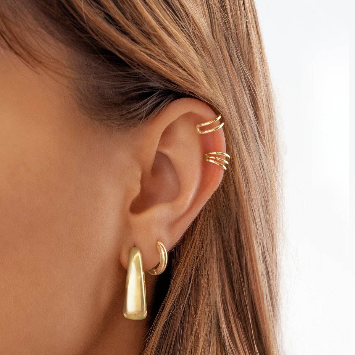 Pendientes Aros Oval - LePetiteMarie