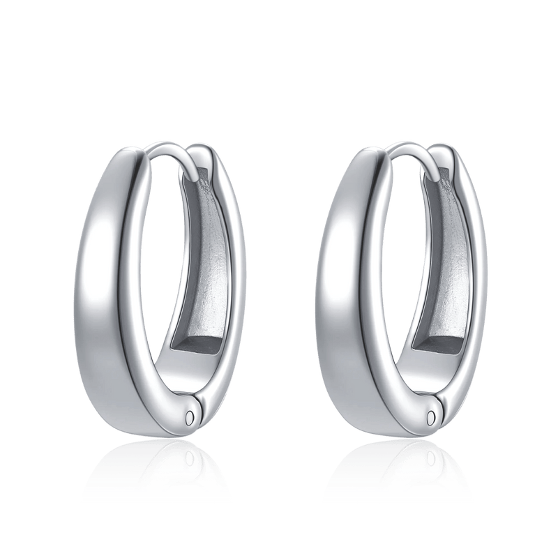 Boucles d'oreilles créoles ovales
