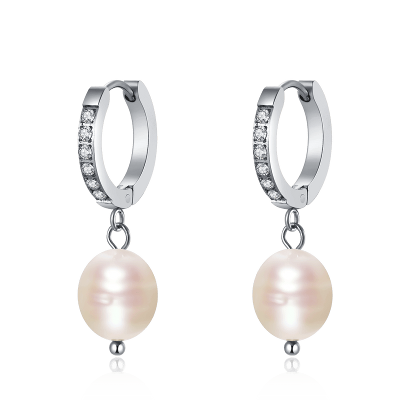 Boucles d'oreilles créoles Perle Nuances
