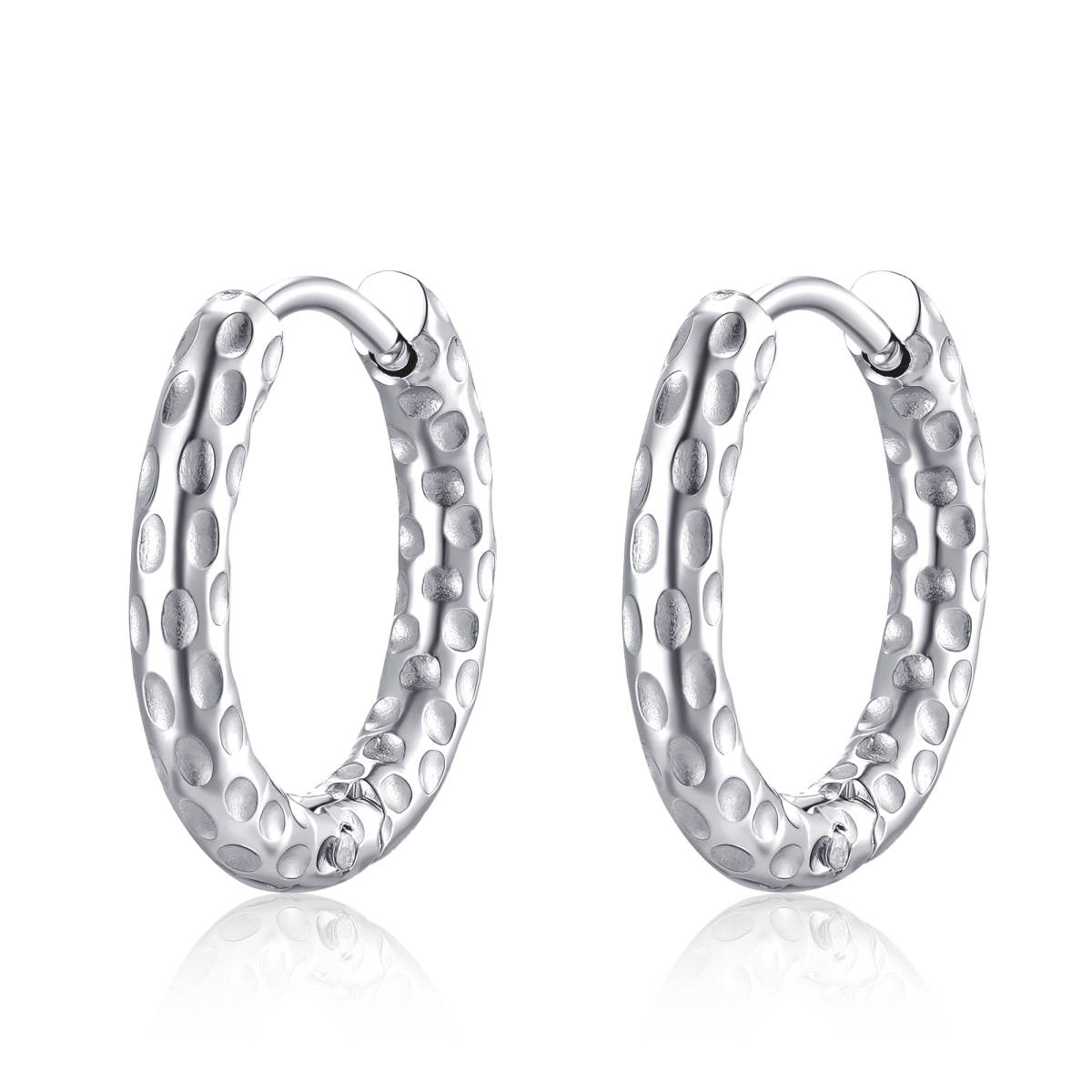 Pendientes Aros Punteados - LePetiteMarie