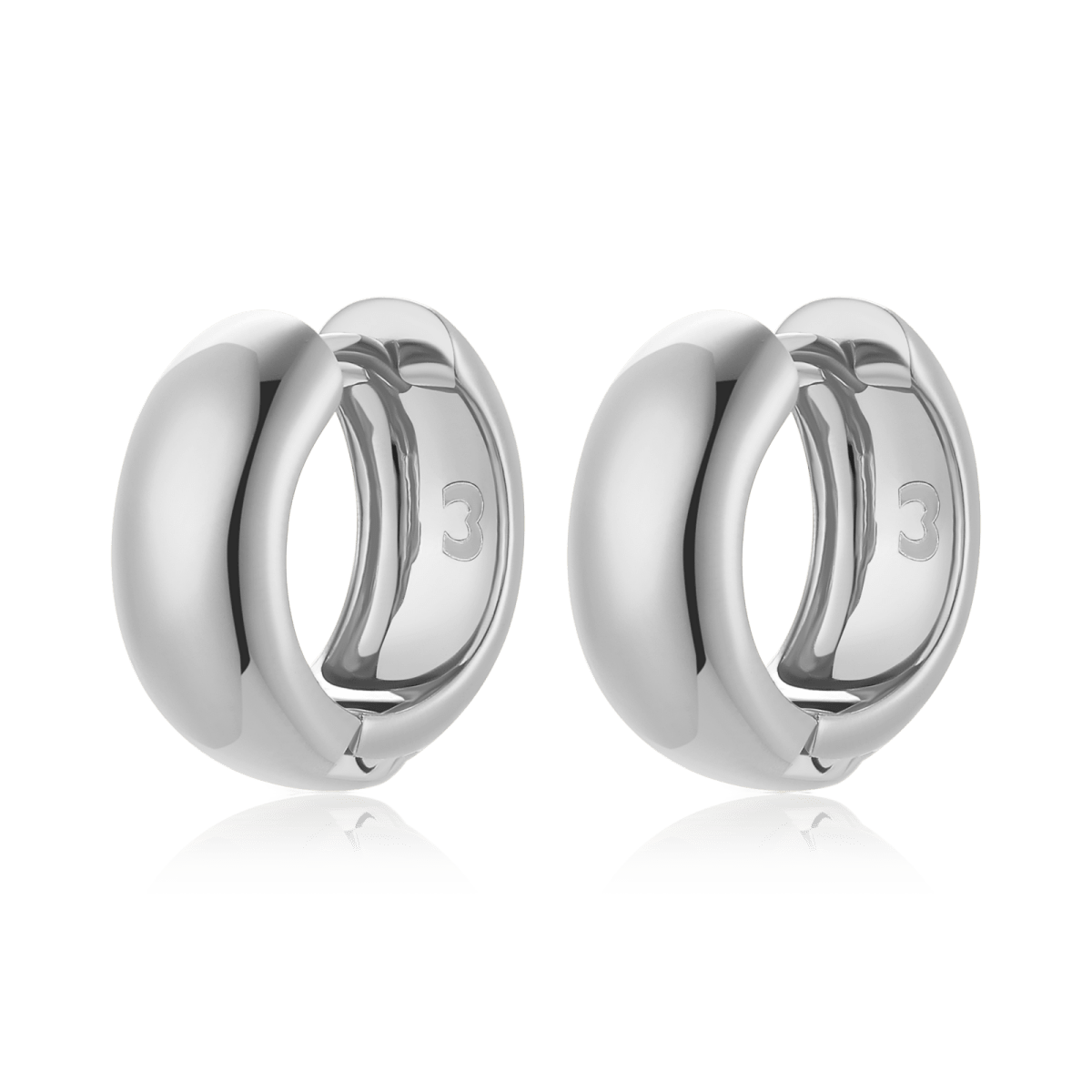 Pendientes Aros Redondeados - LePetiteMarie