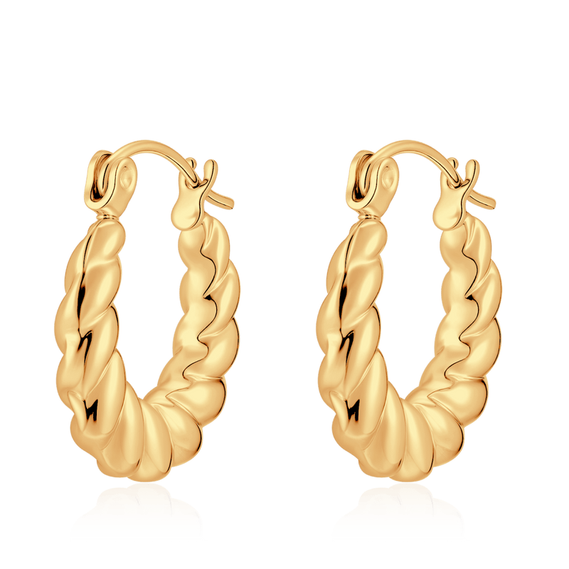 Créoles torsadées