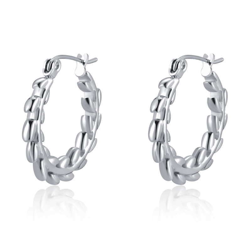 Boucles d’oreilles créoles à vis