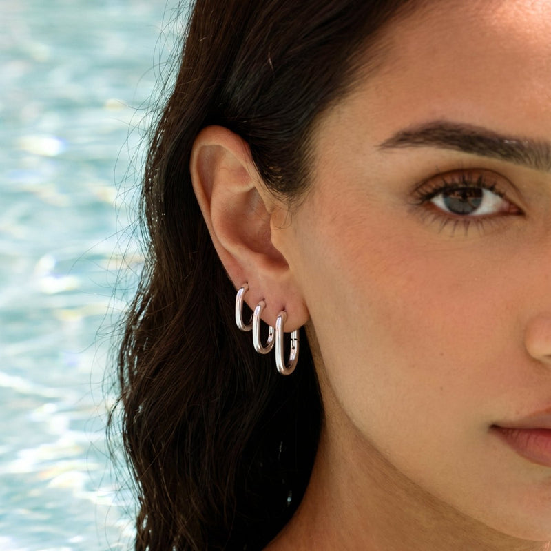 Boucles d'oreilles ovales Kit