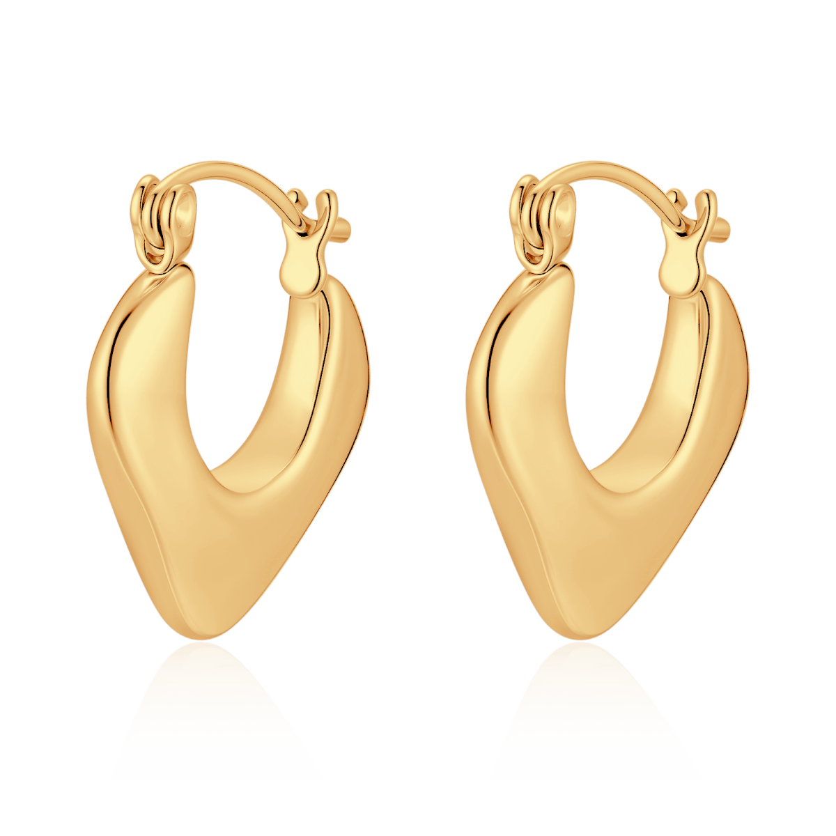 Pendientes Aros Triangulares - LePetiteMarie