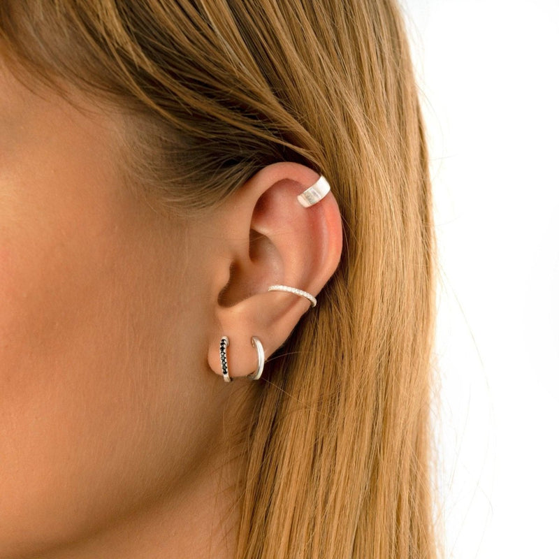 Boucles d'oreilles Black Intense