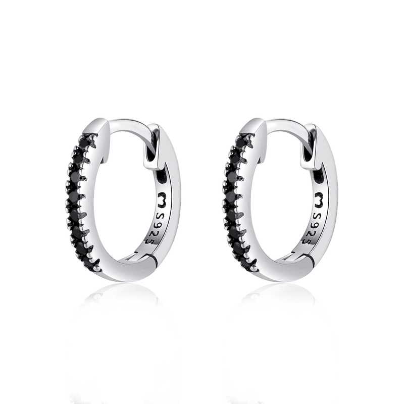 Boucles d'oreilles Black Intense