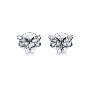 Boucles d'oreilles Brillance de papillons