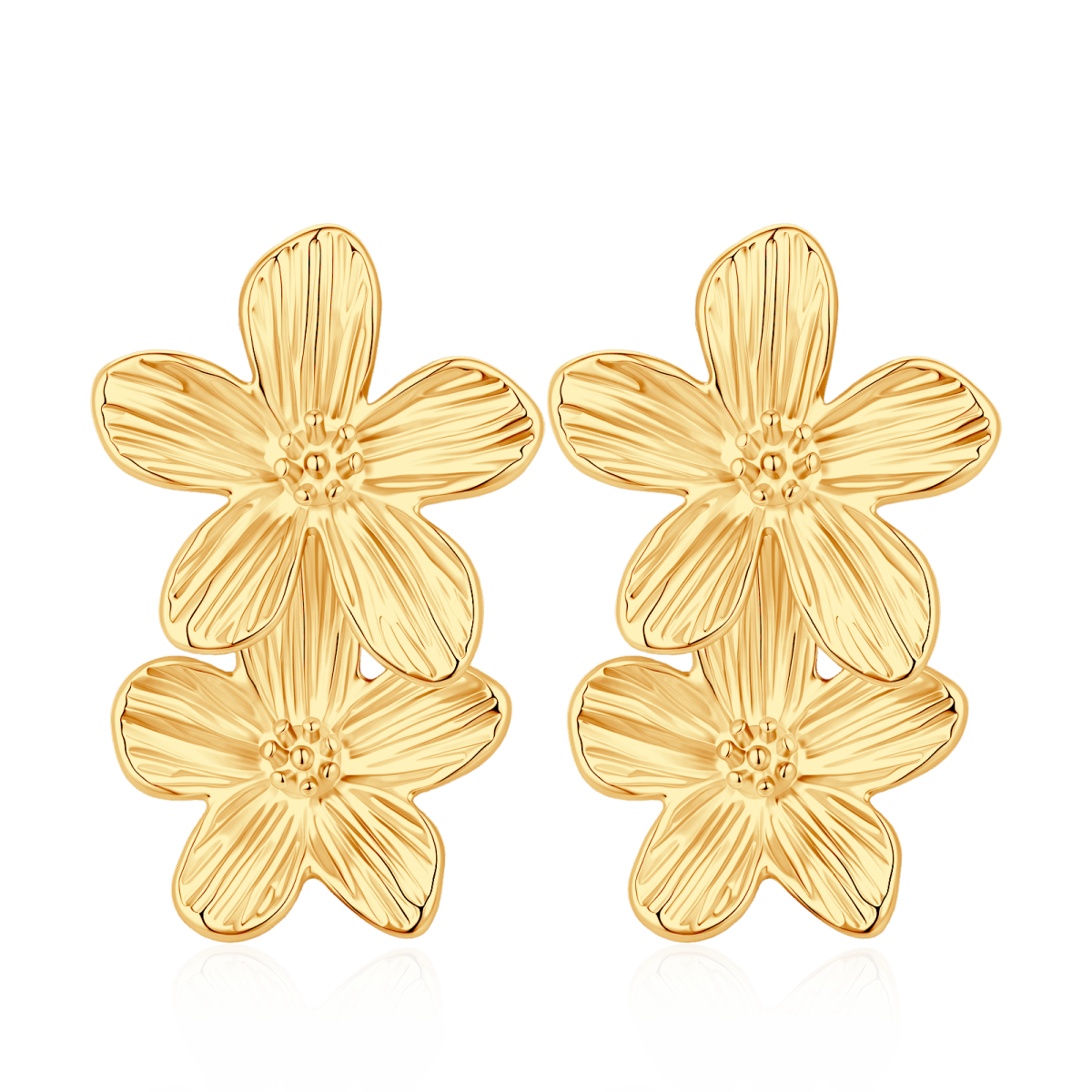 Pendientes Cinco Pétalos - LePetiteMarie