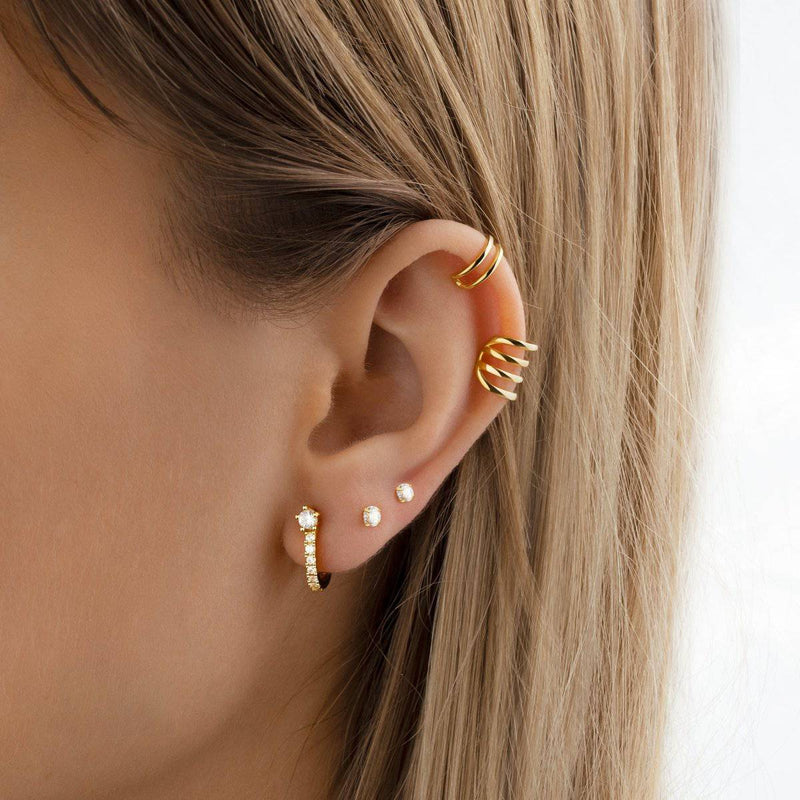 Boucles d'oreilles zircone