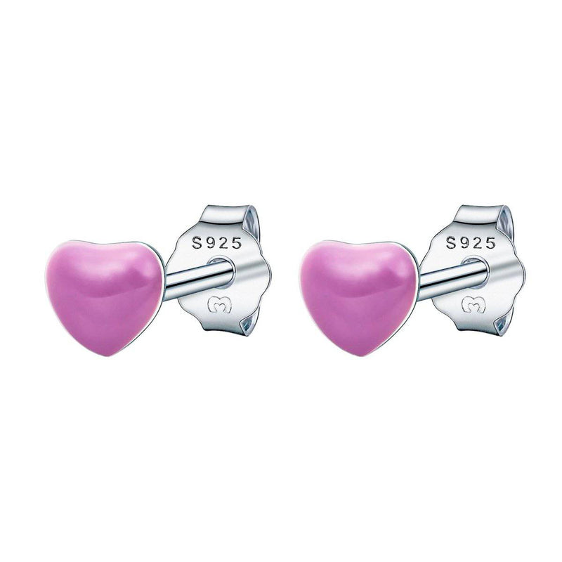 Boucles d’oreilles Cœur Couleurs