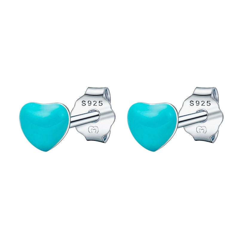 Boucles d'oreilles Cœur Couleurs