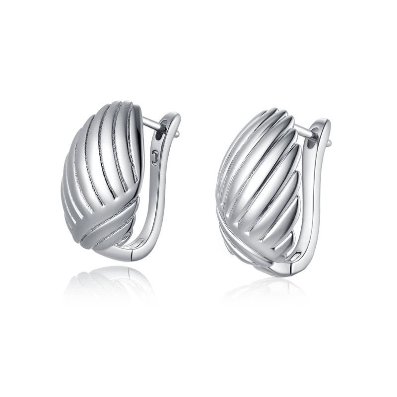 Boucles d’oreilles coquillage éventail