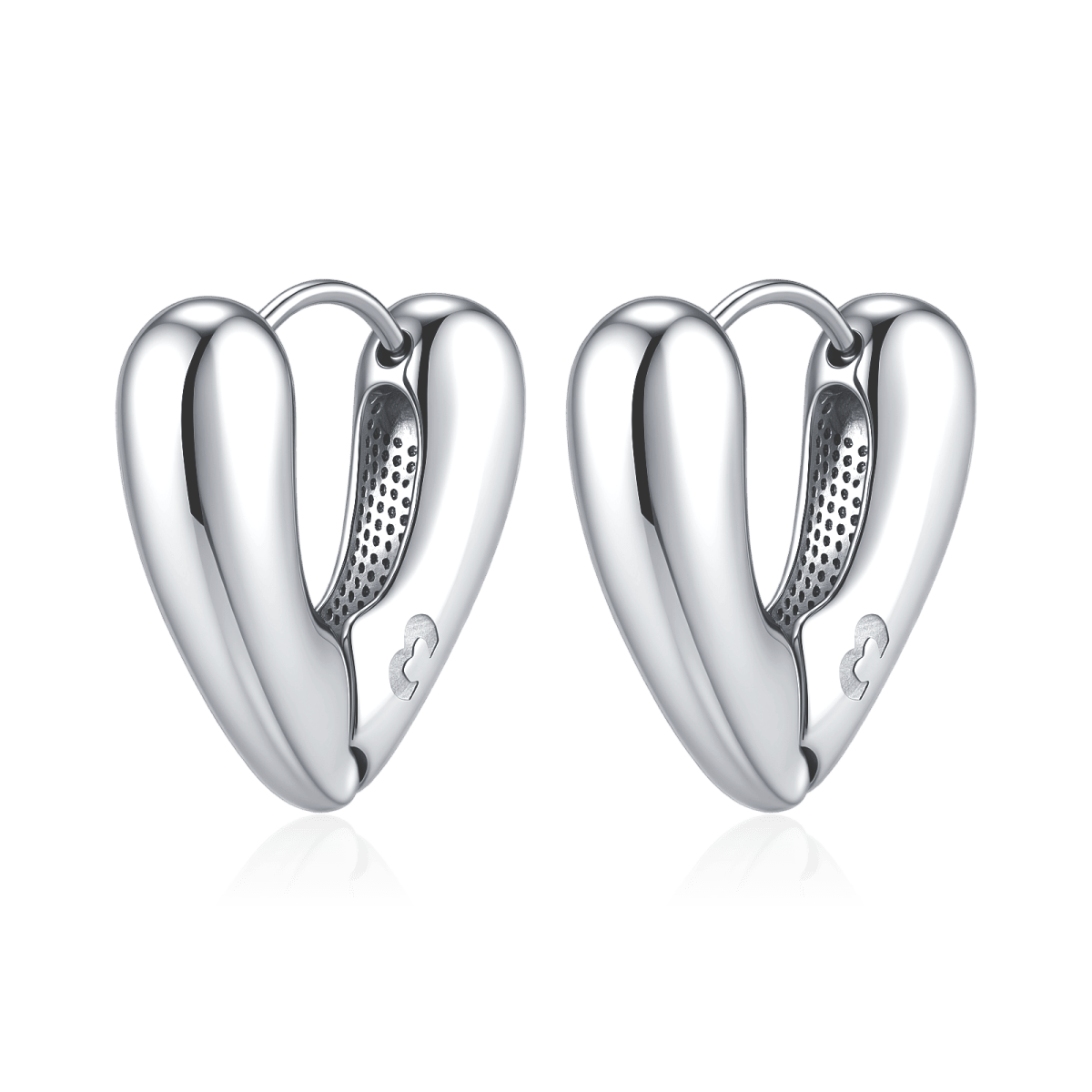 Pendientes Corazón Curvado - LePetiteMarie