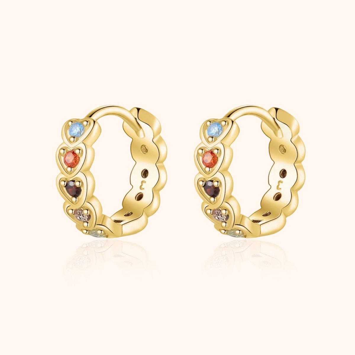 Pendientes Corazones Exóticos - LePetiteMarie