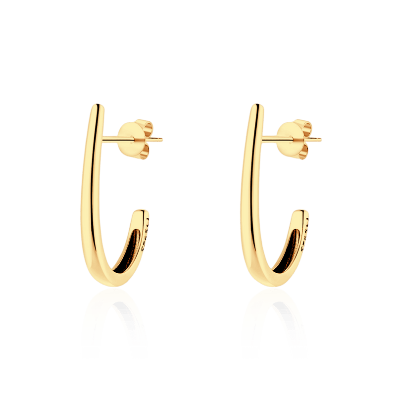 Boucles d'oreilles Courbe
