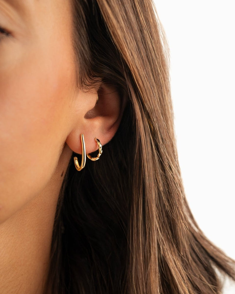 Boucles d'oreilles Courbe