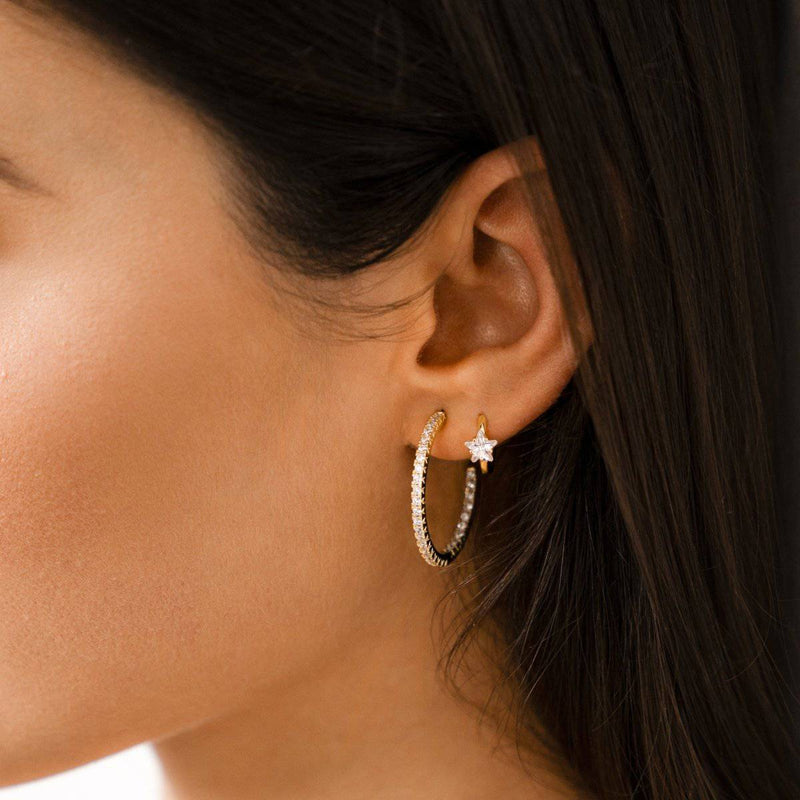 Boucles d’oreilles créoles Delta